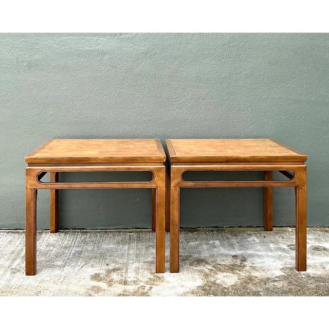 Baker Furniture Company Vintage Baker Side Tables - A Pair For Sale - Image 4 of 12
