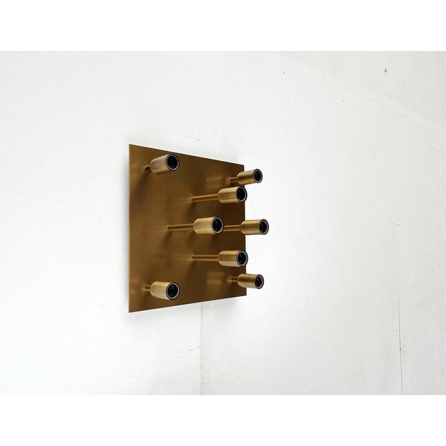 Vintage German Brass Ceiling Lamp from Sölken, 1970s For Sale - Image 3 of 18