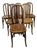 Curved Wooden Chairs, Set of 6 For Sale