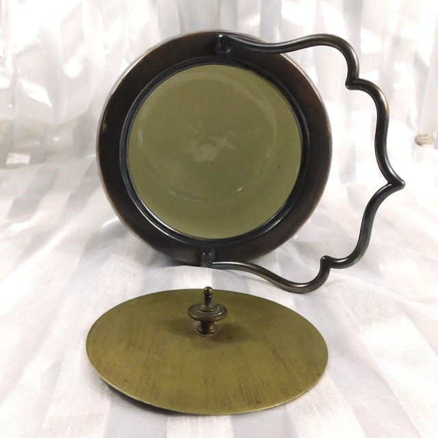 1930s 1930s Solid Matte Black Wedgwood Ice Bucket With Lid For Sale - Image 5 of 7