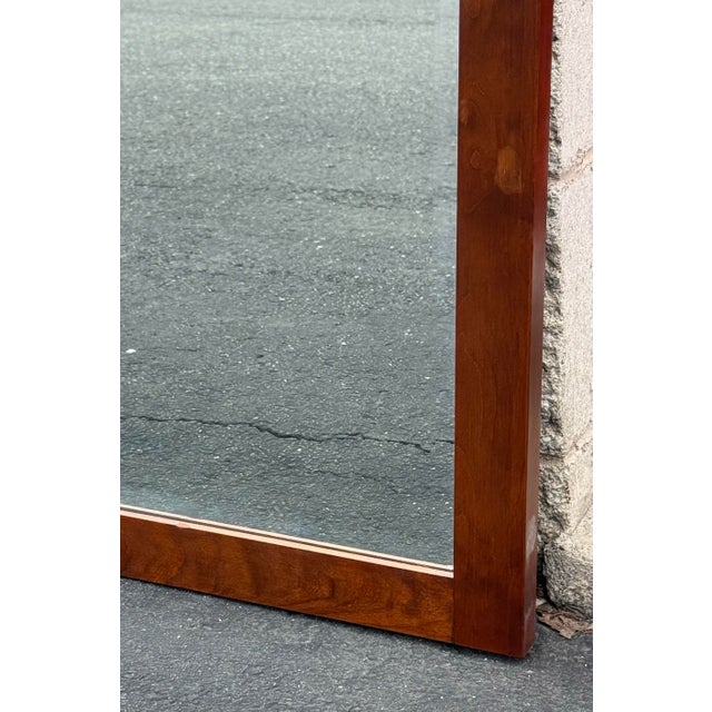 1990s Ethan Allen American Impressions Cherry Wall Mirror For Sale - Image 5 of 7