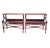 ​Pair of Vintage Mahogany Faux Bamboo Wood Magazine Rack End Tables / Canterburys- A Pair For Sale In West Palm - Image 6 of 8