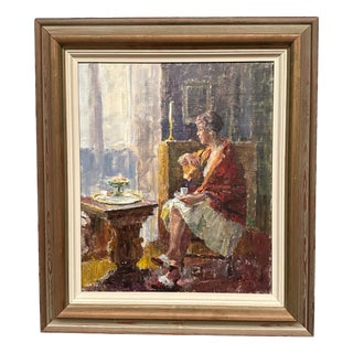 Johan Bladh, Hertha Polhemsgatan, Stockholm, 1965, Oil Painting on Canvas, Framed For Sale