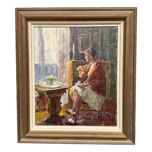 Johan Bladh, Hertha Polhemsgatan, Stockholm, 1965, Oil Painting on Canvas, Framed For Sale