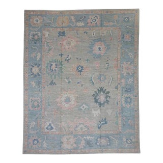 Turkish Oushak Rug 12' x 14'11" For Sale