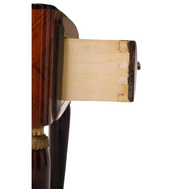 Mid-Century Modern Pair of Italian Mid-Century Modern Lacquered Wood Nightstands, Circa 1950s For Sale - Image 3 of 4