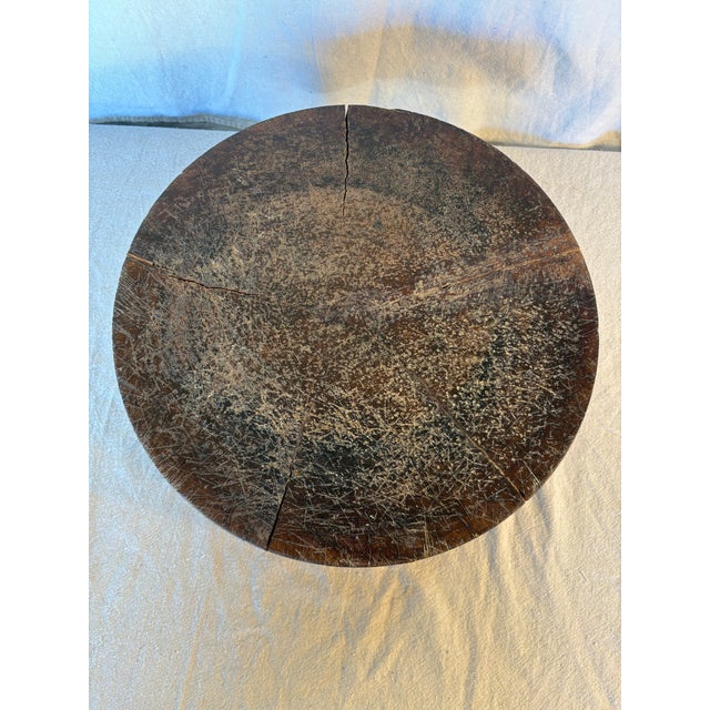 Brown Early 20th Century Wood Tuk-Away Butcher Block For Sale - Image 8 of 12