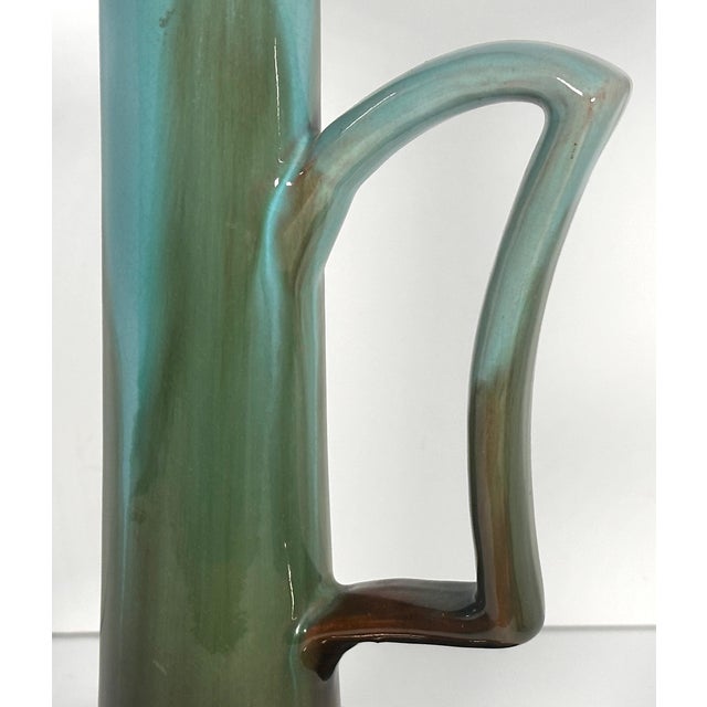 1900 - 1909 Clement Massier Golfe Juan Art Pottery Chamberstick c.1900 For Sale - Image 5 of 16