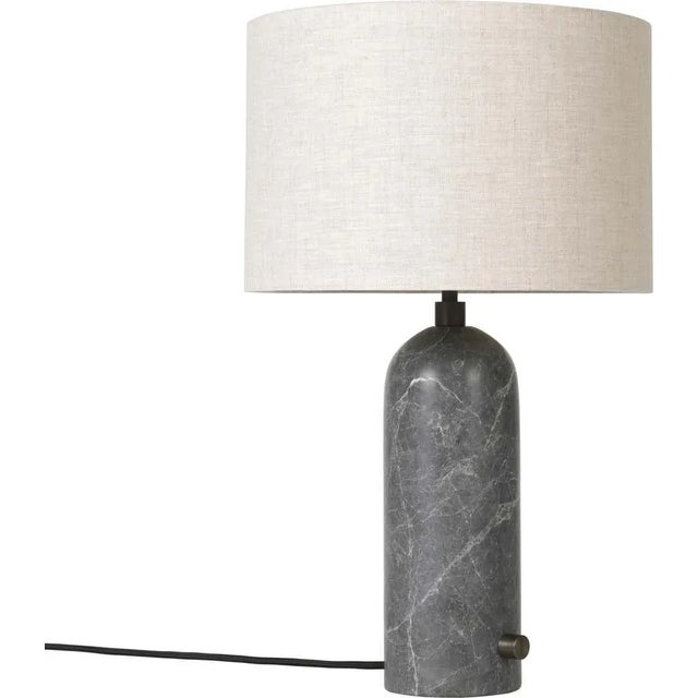 Gray Marble 'Gravity' Table Lamp by Space Copenhagen for Gubi For Sale In Los Angeles - Image 6 of 7