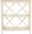 2 Tier Open Bookcase in Cream For Sale - Image 4 of 4