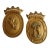 18th Century Pair of Gild Carved Wood Coat of Arms For Sale