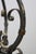 Antique Victorian Art Nouveau Scrolled Wrought Iron Tripod Garden Plant Stand For Sale - Image 9 of 16