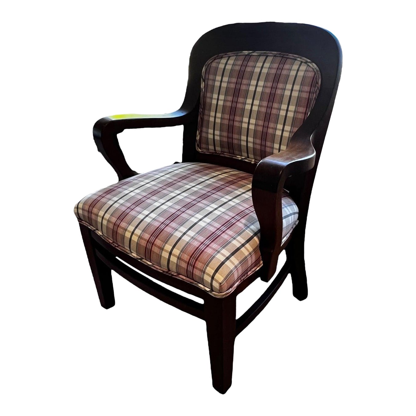 1960s Solid Wood Frame Chair From the Oregon Senate Floor #P67 | Chairish