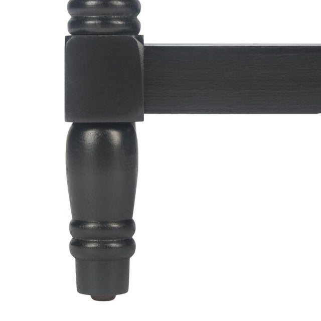 Early 21st Century Cassie 3 Shelf Accent Table in Black For Sale - Image 5 of 8