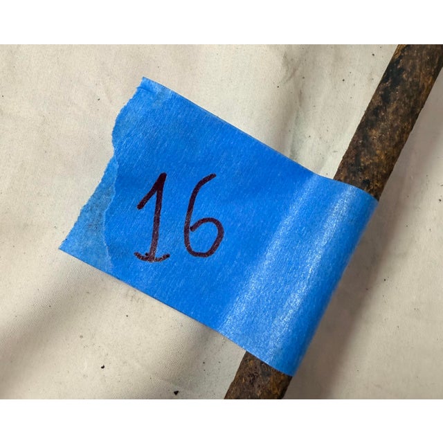 Antique 18th Century Wrought Iron Turned Brass English Fireplace Shovel Tool 16 For Sale - Image 11 of 11