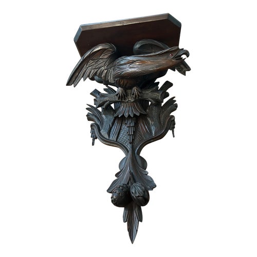 Midieval Carved Eagle Sconce Corbel