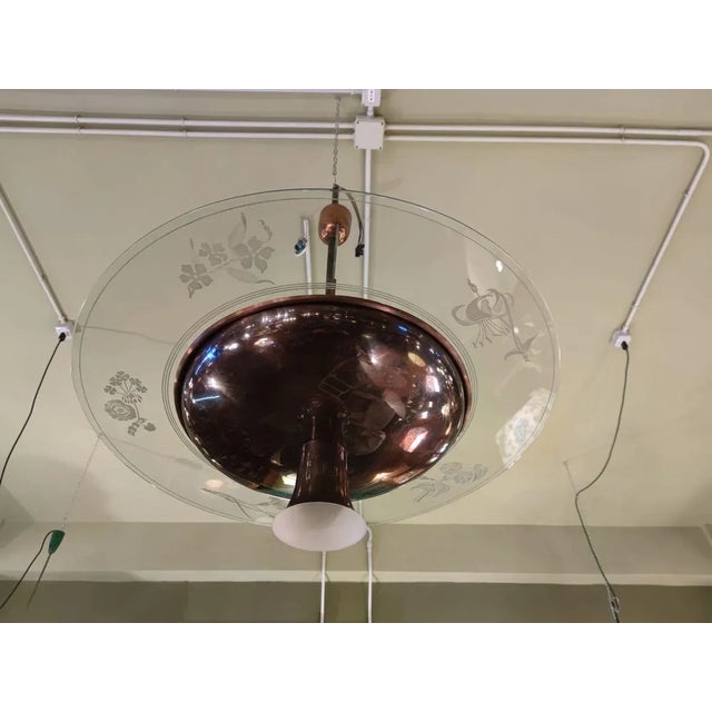 Ceiling Lamp by Pietro Chiesa for Fontana Arte For Sale - Image 14 of 18