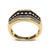 Indulge in luxury with our stunning Men's Black and White Diamond Band Ring. This remarkable piece is crafted from 14K...