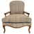 Late 20th Century French Provincial Bergère Chair and Matching Ottoman Set For Sale - Image 4 of 16