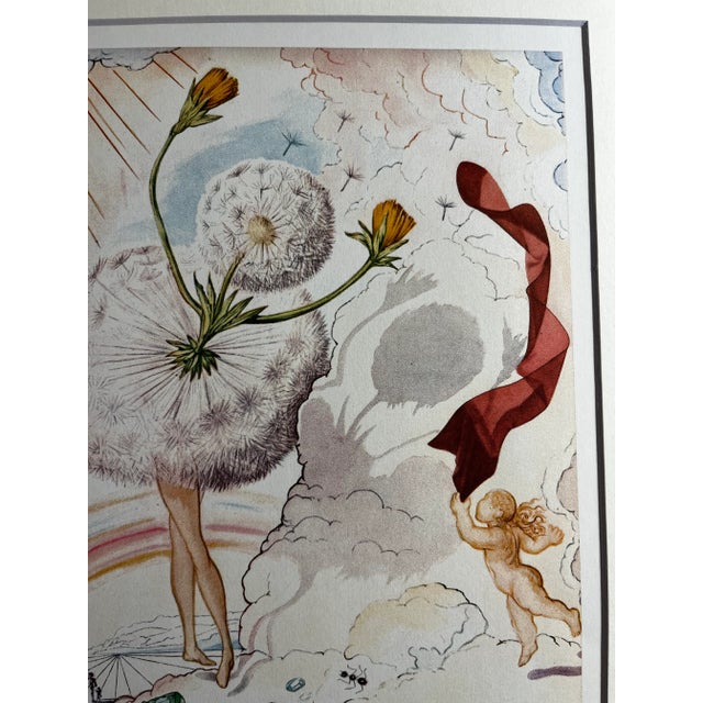 Contemporary Contemporary Print Bryan's Nylons Dali Flower Woman Ad For Sale - Image 3 of 6