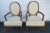 French Distressed Side Living Bed Room Den Chairs- A Pair For Sale - Image 11 of 11