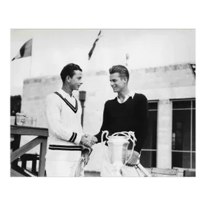 1936 Florida Tennis Championships Gar Mulloy & Charles Harris Photograph
