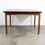 Mid Century Modern Dining Table Drop Leaf Walnut Compact Leaf X2 Vintage 1960s For Sale - Image 4 of 11