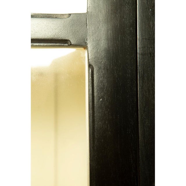 Black Franklin Telephone Booth-Style Wood Display Cabinet by Furniture Classics For Sale - Image 8 of 9