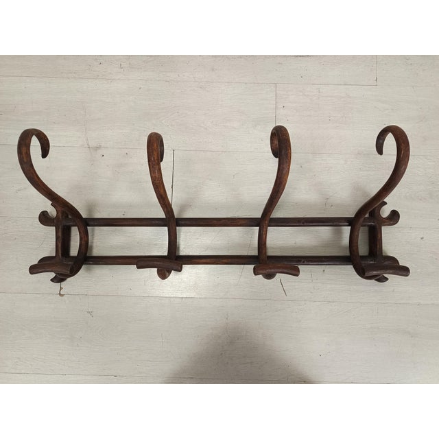 Wall-Mounted Coat Rack from Thonet, 1890s For Sale - Image 16 of 16