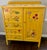 A delightful, cottage chic chiffonier chest. There are 5 drawers and one door that has 3 shelves. Refurbished from a 1930s...