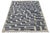 10x14 Modern Maze Blue & Cream Moroccan Geometric Handmade Wool Rug For Sale In New York - Image 6 of 11