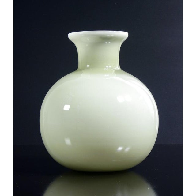Glass Opal Blown Glass Vase from VeArt For Sale - Image 7 of 10