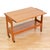 Mid Century Teak Mechanical Bar Cart Folding Console Table For Sale - Image 9 of 10