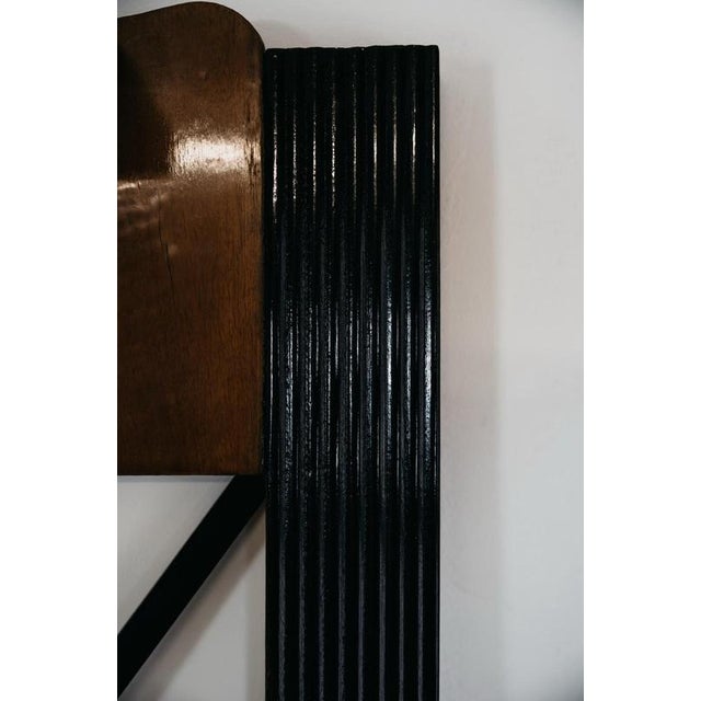Wood Mid-Century Wall-Mounted Coat Rack attributed to Paolo Buffa, 1950s For Sale - Image 7 of 13