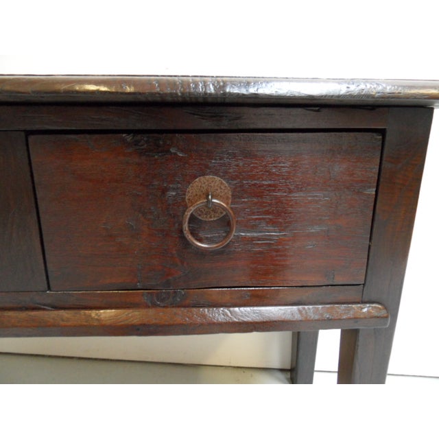 Antique Oak Spanish Sidetable For Sale - Image 5 of 14