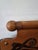 Brown Antique 1880s Victorian Arts & Crafts Queen Golden Oak Hand Carved Original Art Nouveau Metalwork For Sale - Image 8 of 17