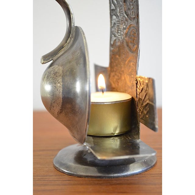 Antique Chinoiserie Candlestick, 1890s For Sale - Image 10 of 12