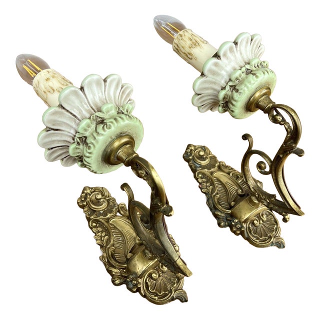 Vintage Wall Sconces, Set of 2 For Sale