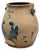Rare Large 2 Gallon Size Antique American Blue Decorated Stoneware Batter Jug by Evan R Jones Pittston Pennsylvania 1860s For Sale - Image 4 of 18