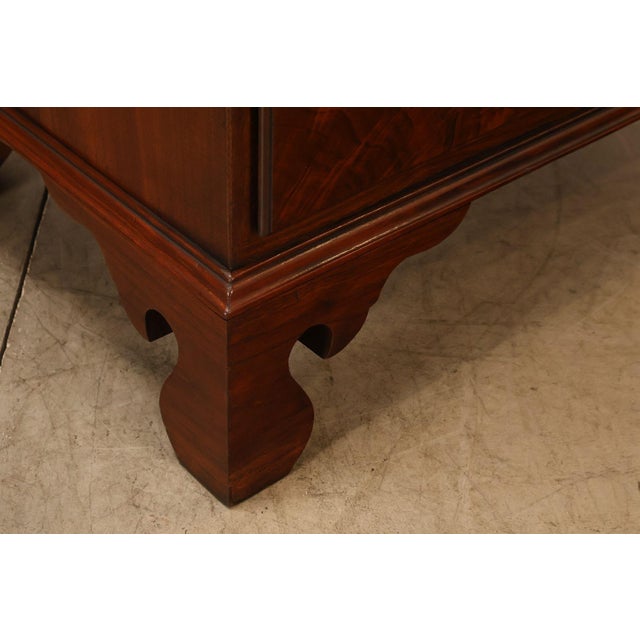 Chippendale Style Walnut Highboy Chest Of Drawers For Sale - Image 13 of 18