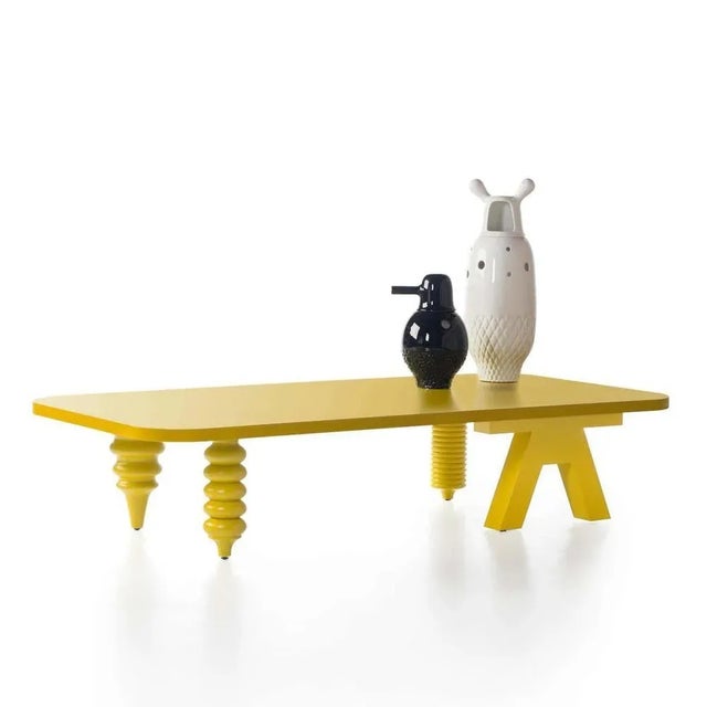 Yellow Multi-Leg Low Table by Jaime Hayon for BD Barcelona For Sale - Image 6 of 7