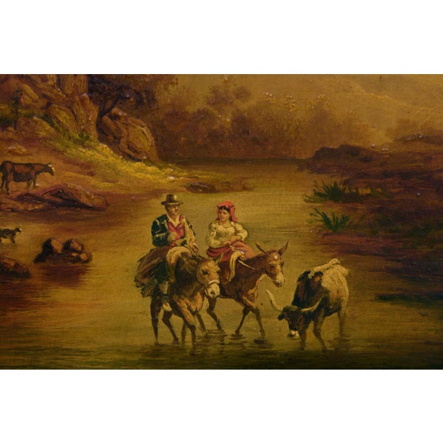 Landscape, Italy, Oil on Canvas, Framed For Sale - Image 6 of 7