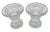 Vintage Gorham Crystal Reversible Candle Holder - Set of 2 For Sale - Image 9 of 12