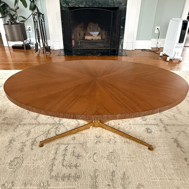 Highland House Montauk Cerused Oak and Brass Cocktail Table For Sale In Washington DC - Image 6 of 10