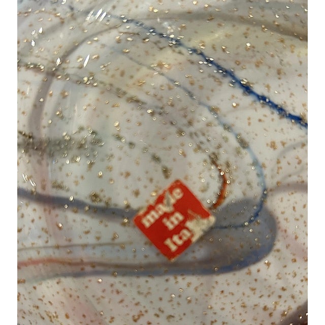 Murano Italian Glass Marbleized Vases - A Pair For Sale - Image 4 of 9