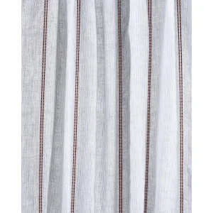 Schumacher Clyde Sheer Fabric In Americana