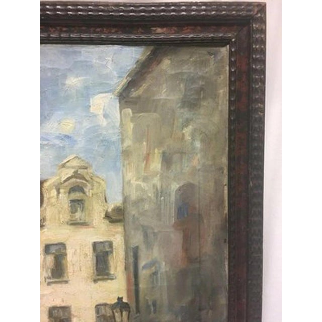 Brussels Tower, Oil Painting on Canvas For Sale - Image 6 of 13
