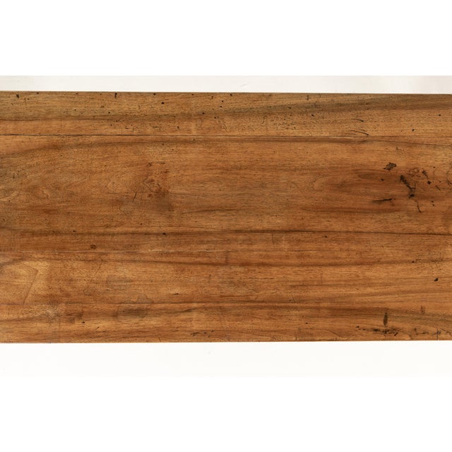 Brown 19th Century French Walnut Drapers Table For Sale - Image 8 of 10