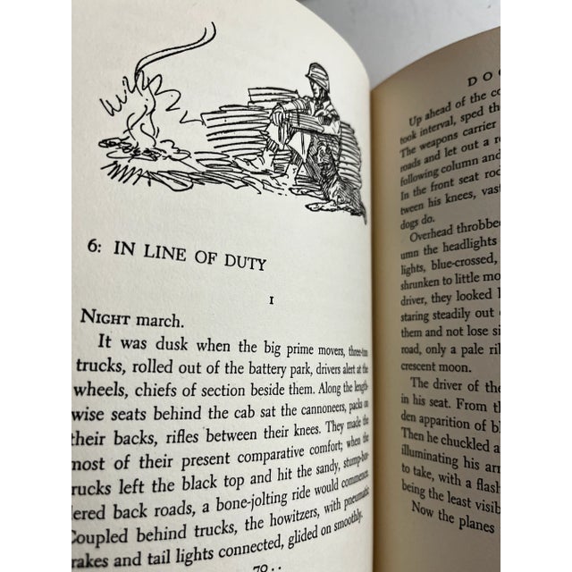 Burnt Orange 1944 Dog of War Fairfax Downey Book For Sale - Image 8 of 11