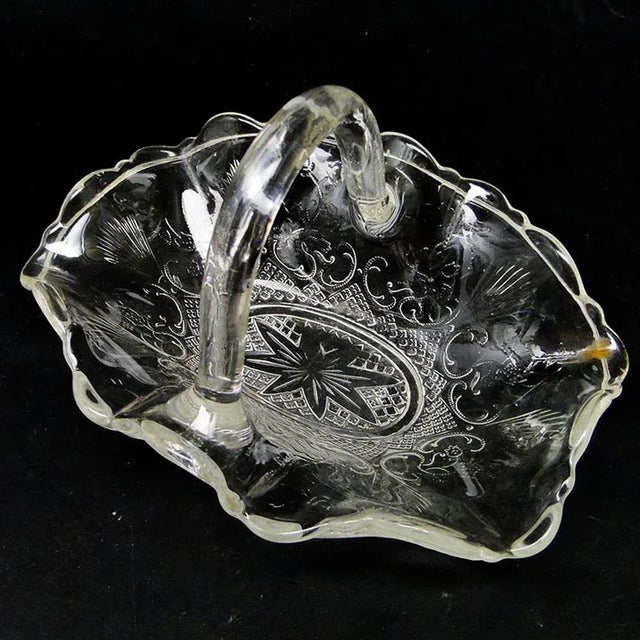 Art Nouveau Bowl from Ząbkowice Glassworks, Poland, 1900s, in Very Good conditions. Designed 1890 to 1919 I have official...